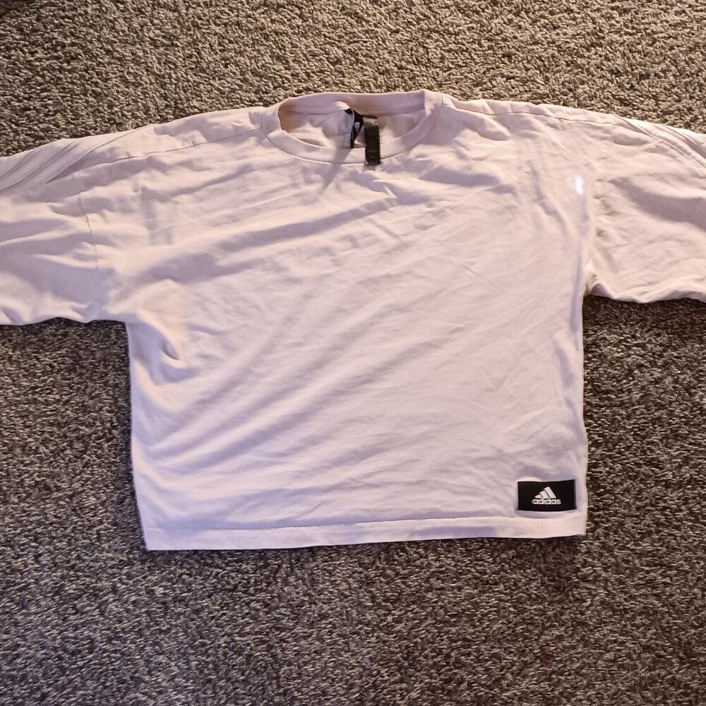 NWOT* Adidas pink crop